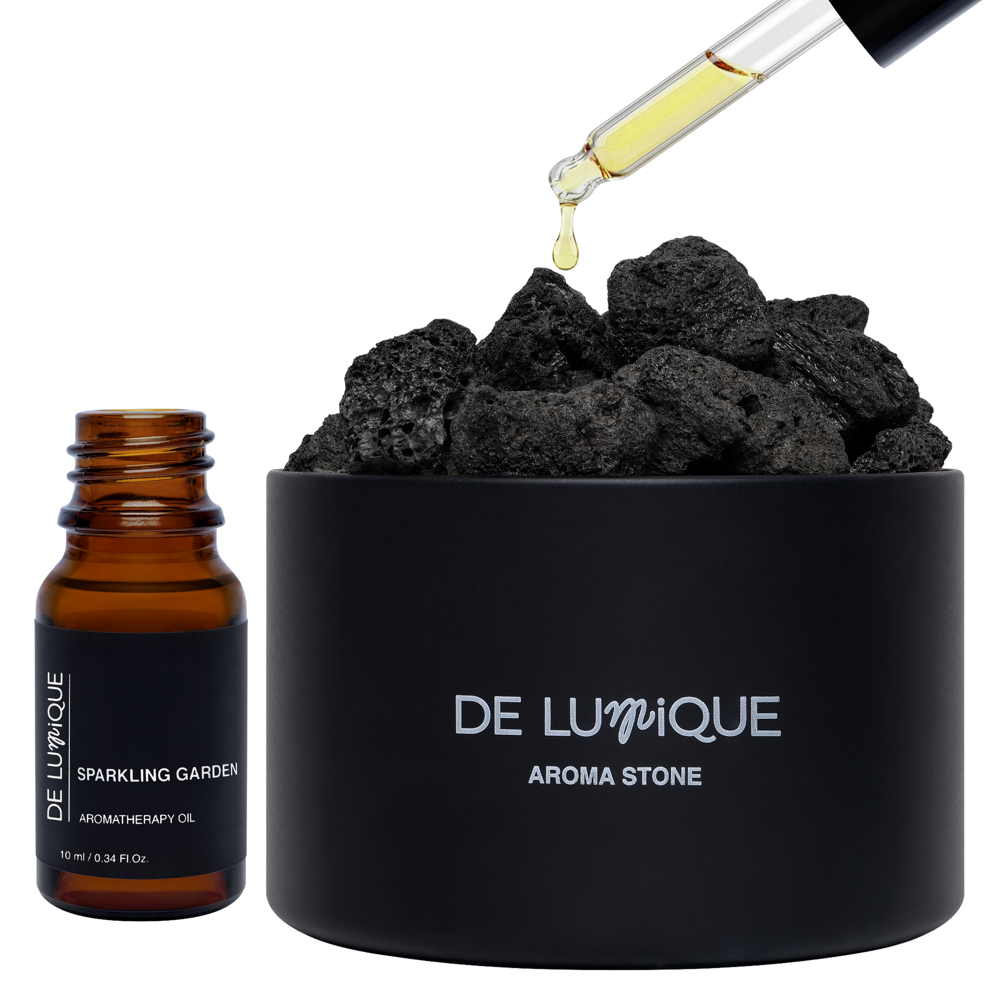 Aromatherapy Volcano Stone Set - Sparkling Garden