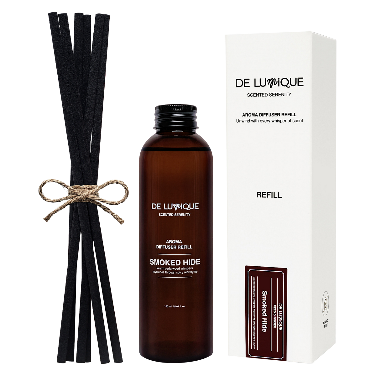Aroma Reed Diffuser Refill Smoked Hide-1