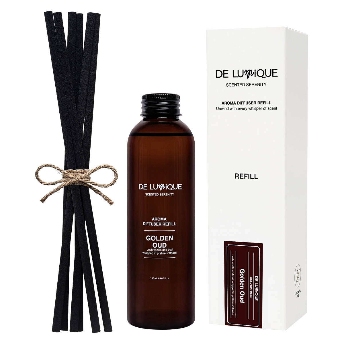 Aroma Reed Diffuser Refill Golden Oud