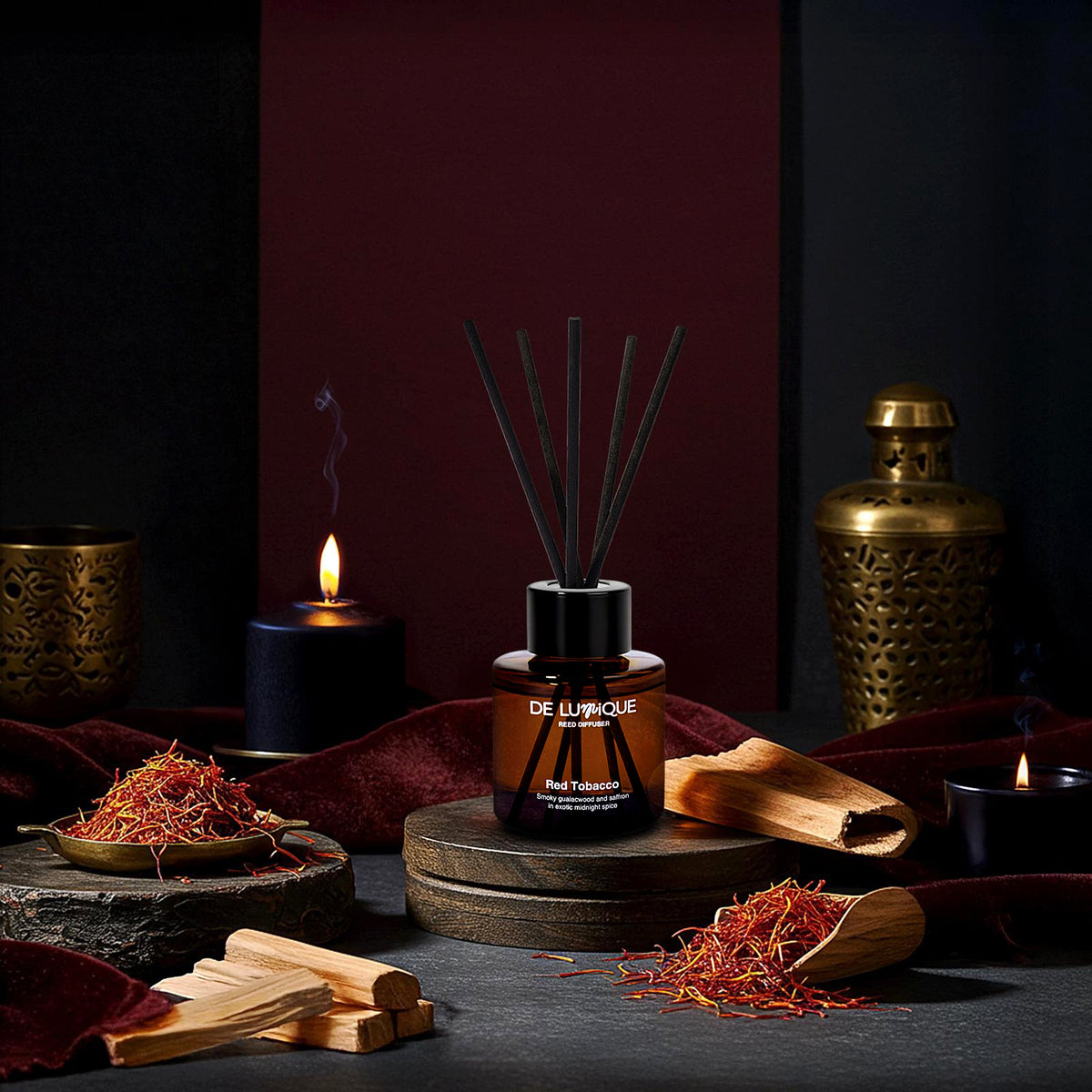 Aroma Reed Diffuser Red Tobacco-4