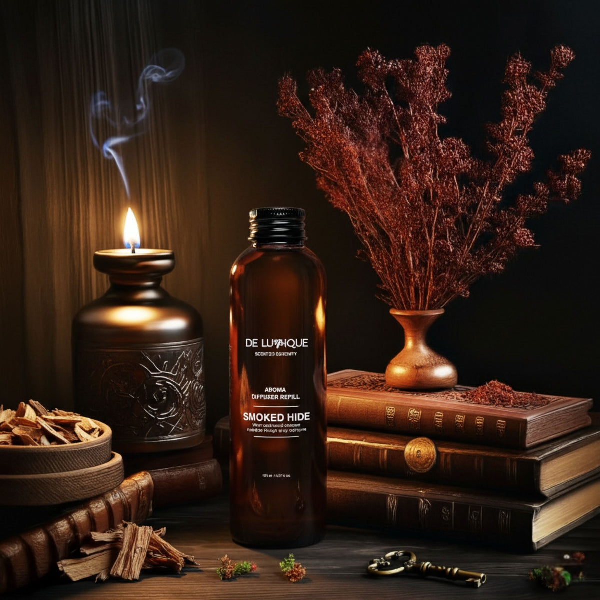 Aroma Reed Diffuser Refill Smoked Hide-3