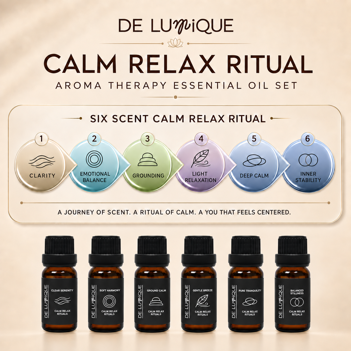Aromatherapy Essential Oil Set - Calm Relax Rituals-3
