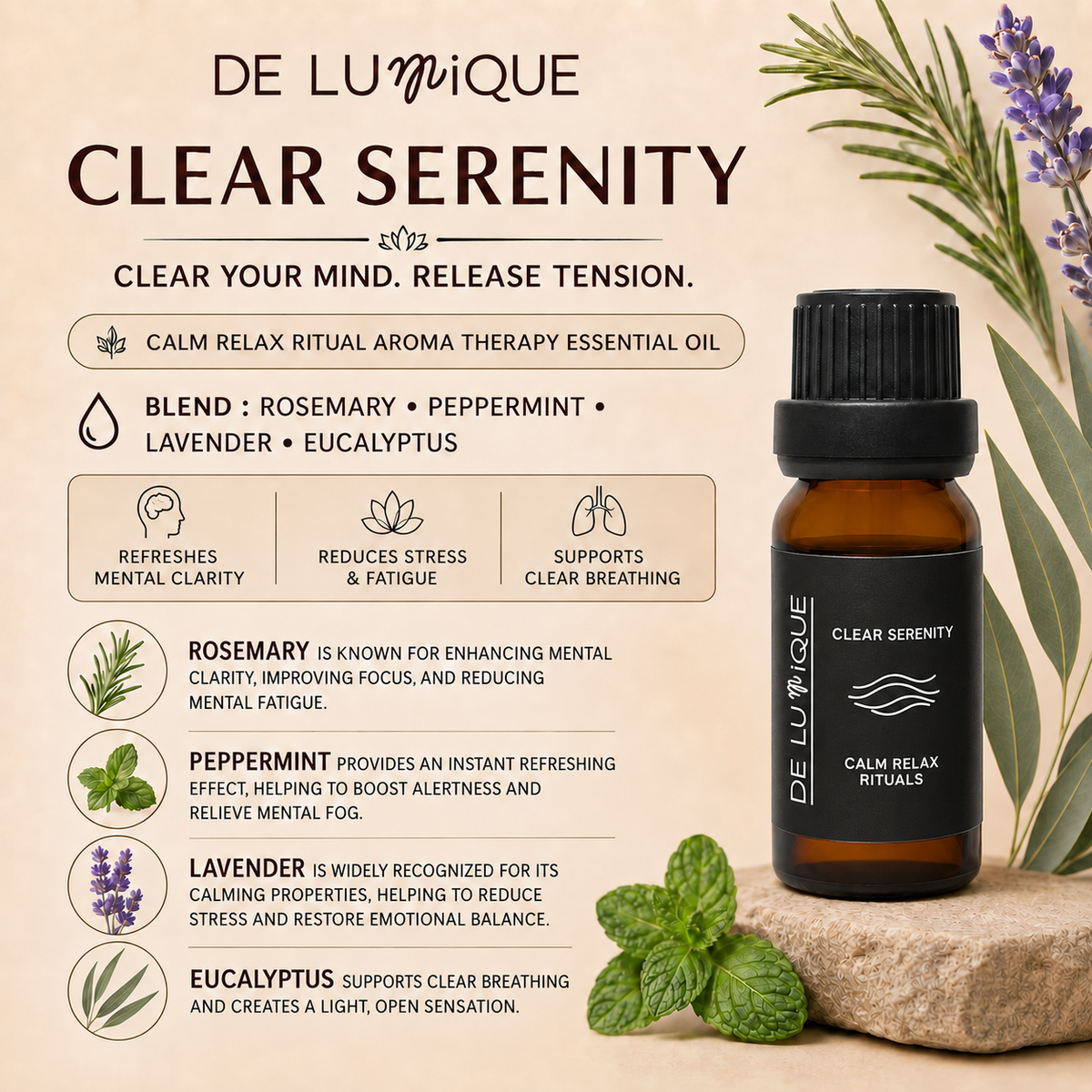 Aromatherapy Essential Oil Set - Calm Relax Rituals-4