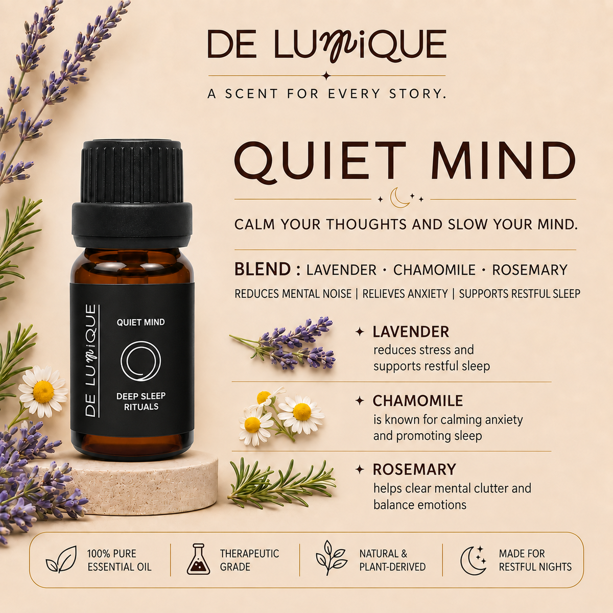 Aromatherapy Essential Oil Set - Deep Sleep Rituals-5