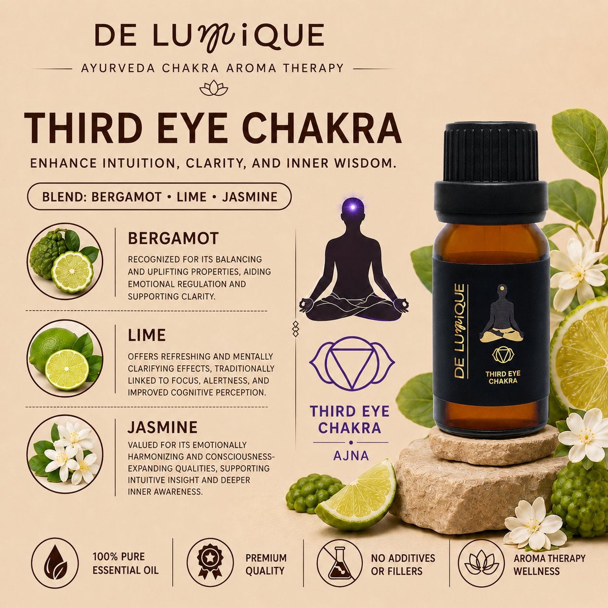 Aromatherapy Essential Oil Set - Ayurveda Chakra-5