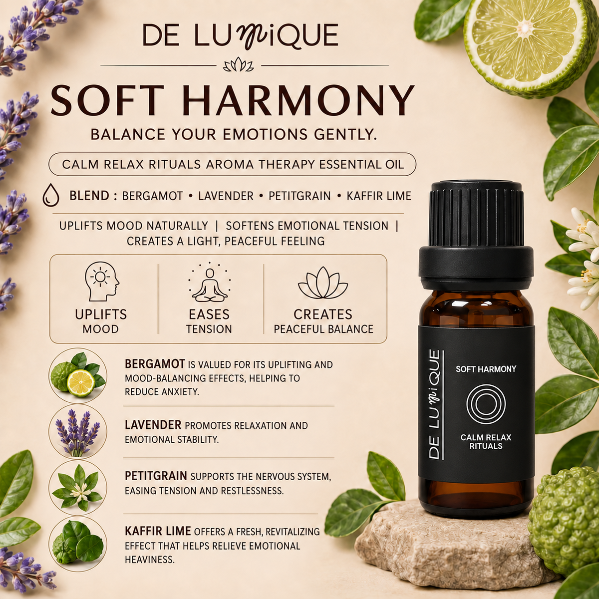 Aromatherapy Essential Oil Set - Calm Relax Rituals-5