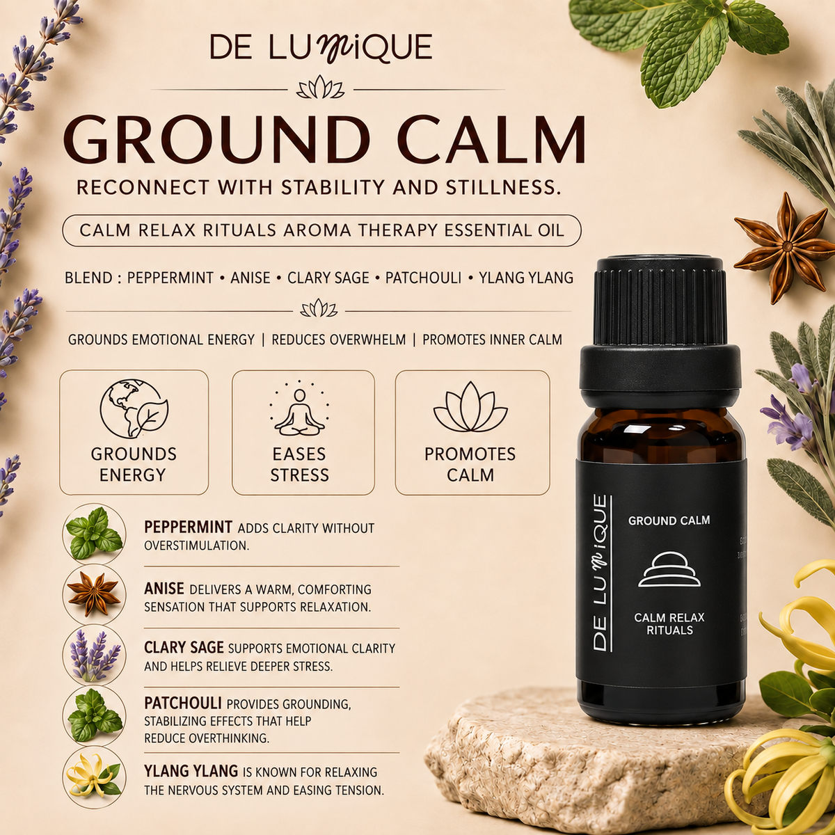 Aromatherapy Essential Oil Set - Calm Relax Rituals-6