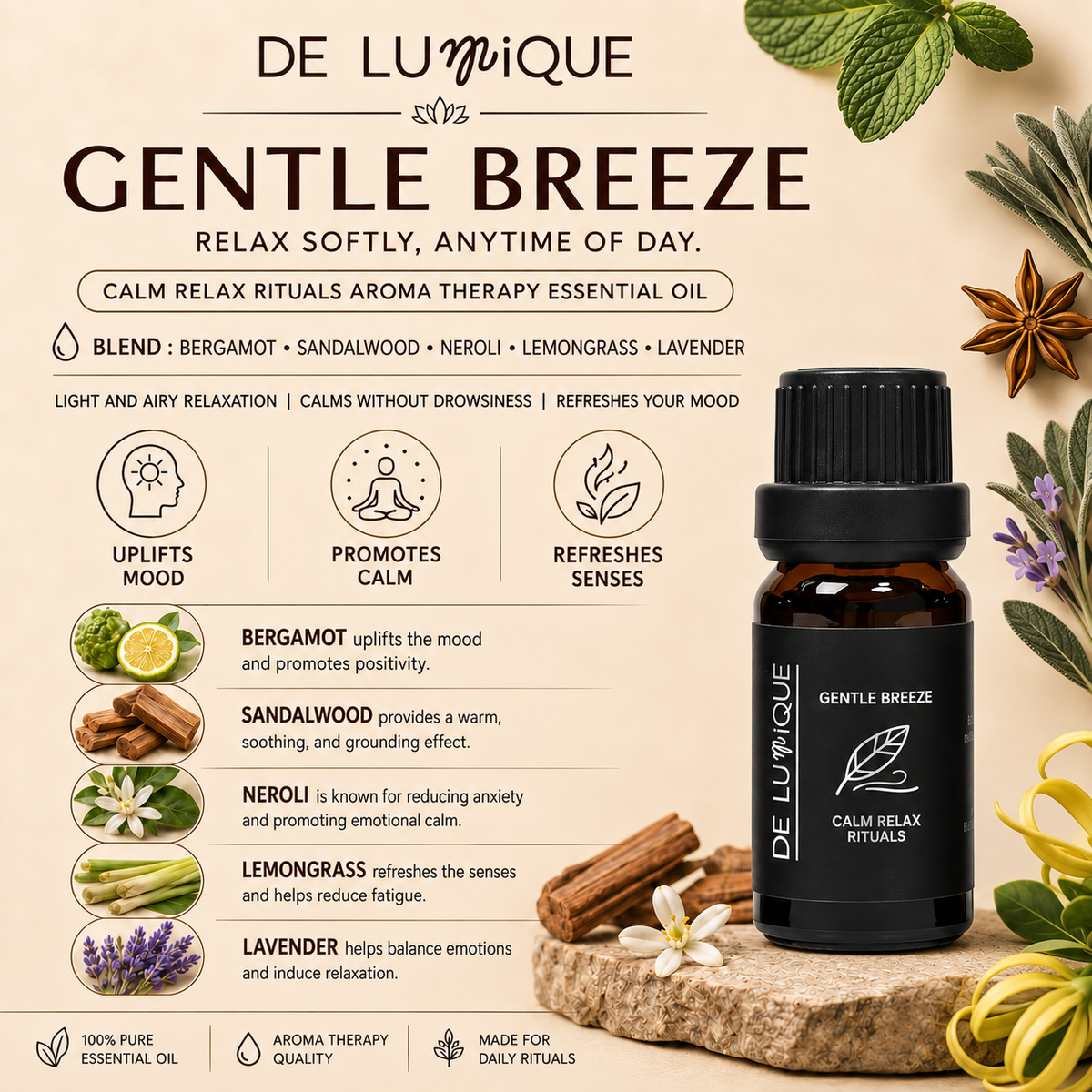Aromatherapy Essential Oil Set - Calm Relax Rituals-7