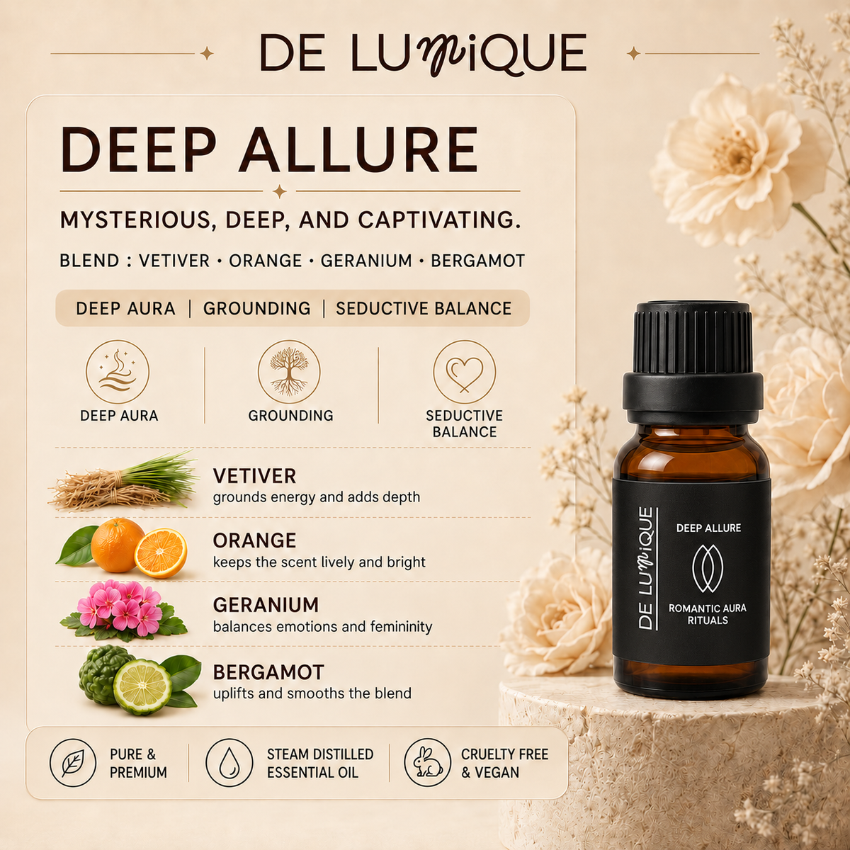 Aromatherapy Essential Oil Set - Romantic Aura Rituals-7