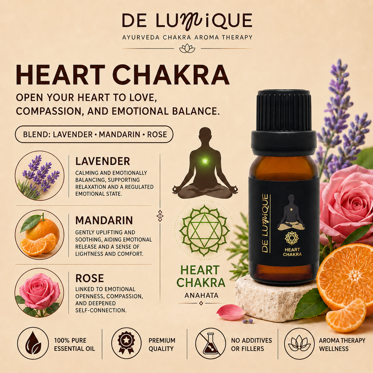 Aromatherapy Essential Oil Set - Ayurveda Chakra-7