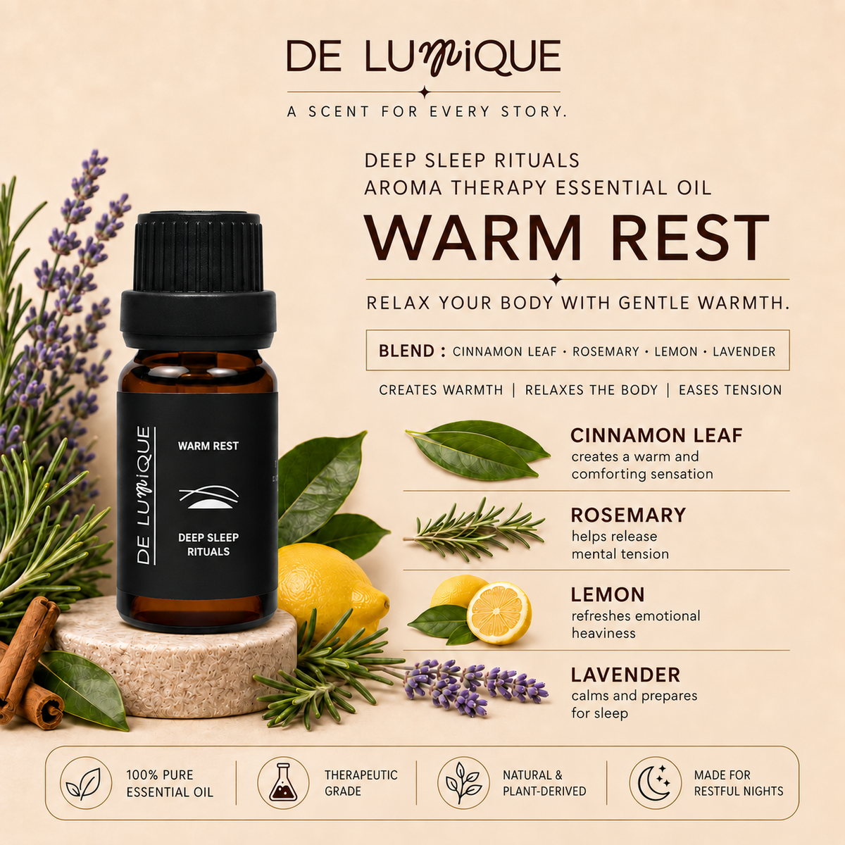 Aromatherapy Essential Oil Set - Deep Sleep Rituals-7