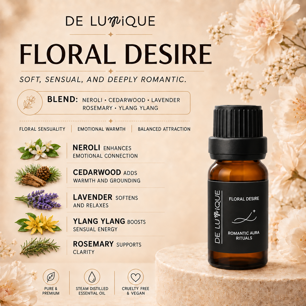 Aromatherapy Essential Oil Set - Romantic Aura Rituals-9