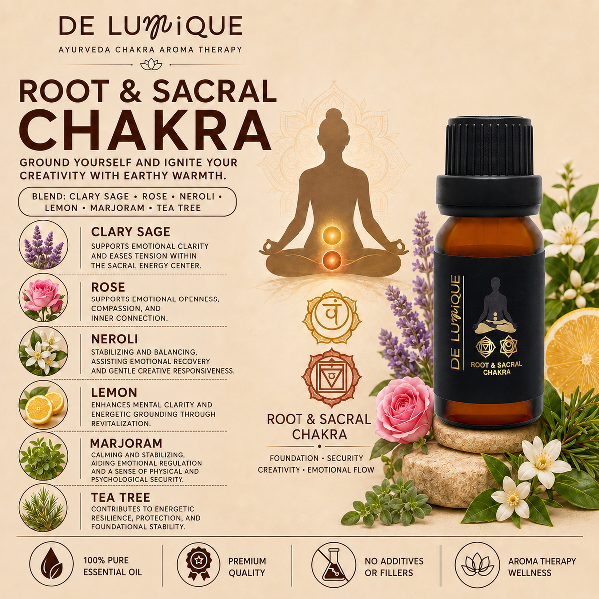Aromatherapy Essential Oil Set - Ayurveda Chakra-9
