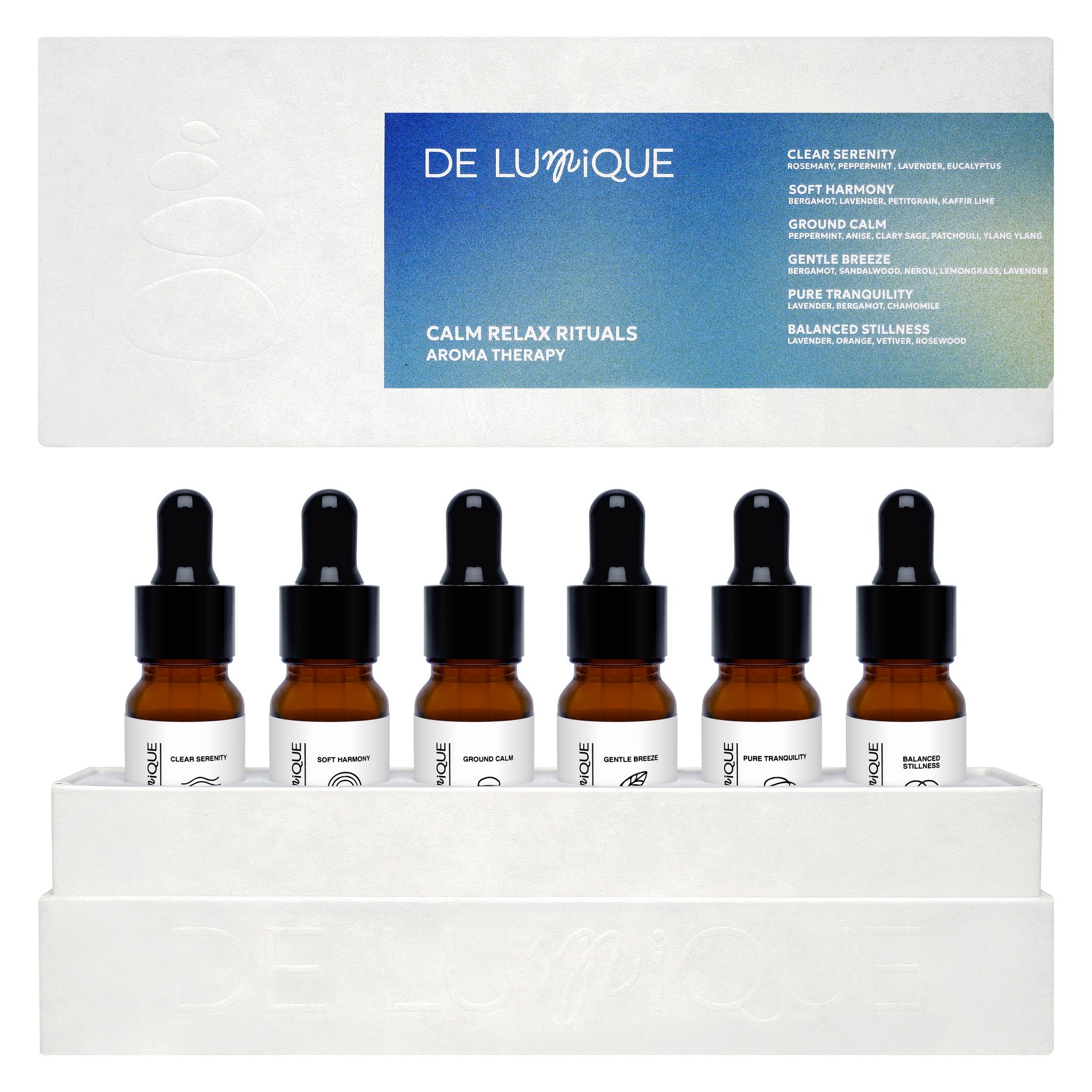 Aromatherapy Essential Oil Set - Calm Relax Rituals