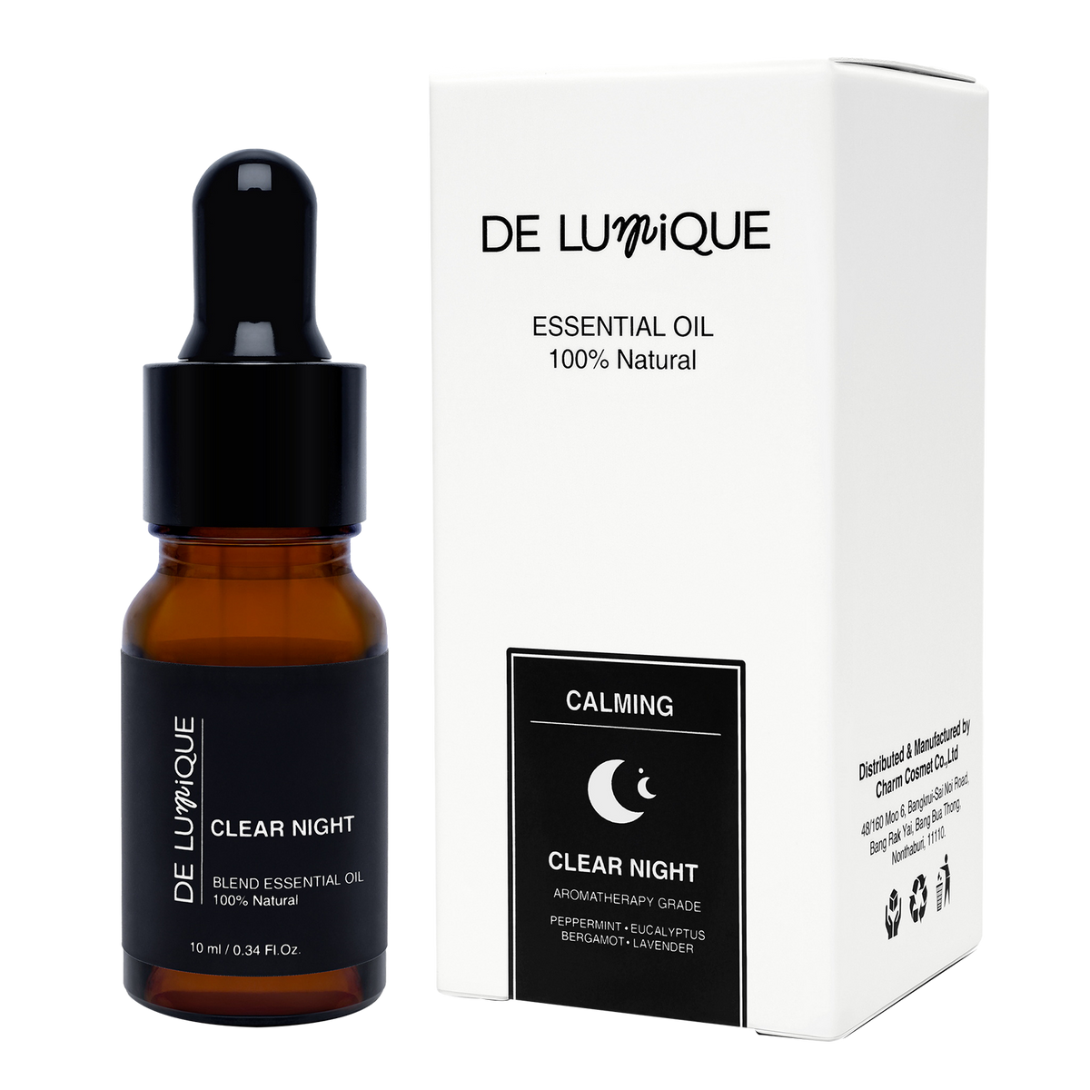 Blend Essential Oil 100% Natural Clear Night