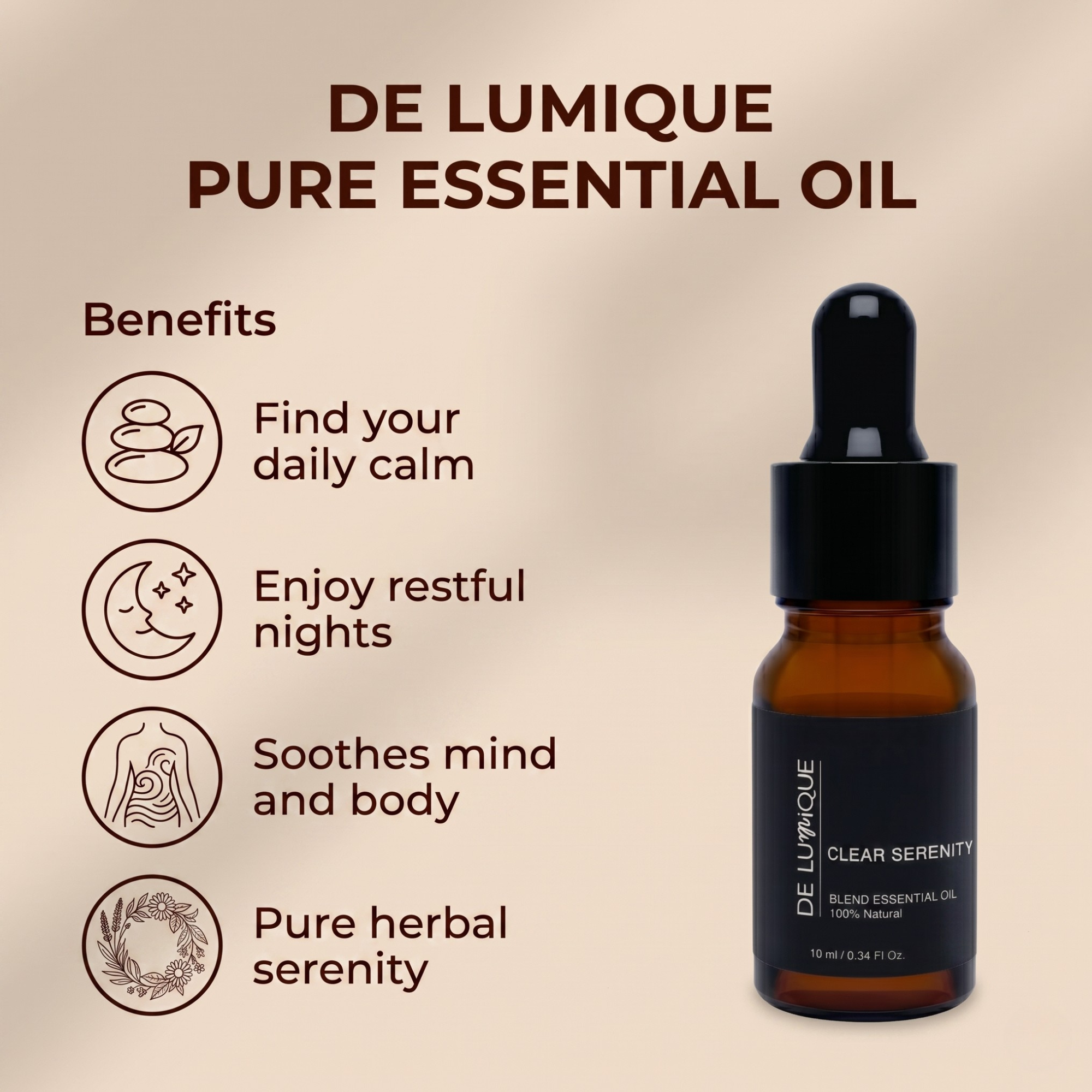 Blend Essential Oil 100% Natural Clear Serenity-9