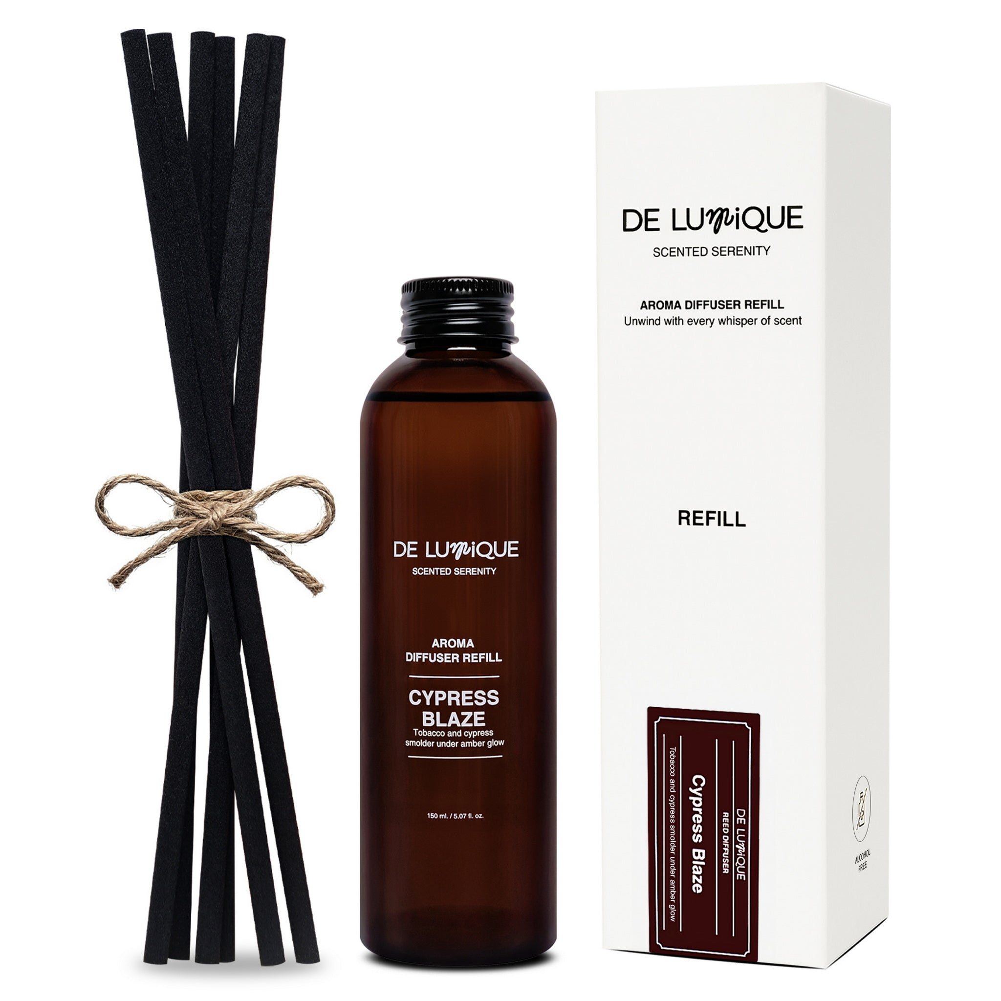 Aroma Reed Diffuser Refill Cypress Blaze