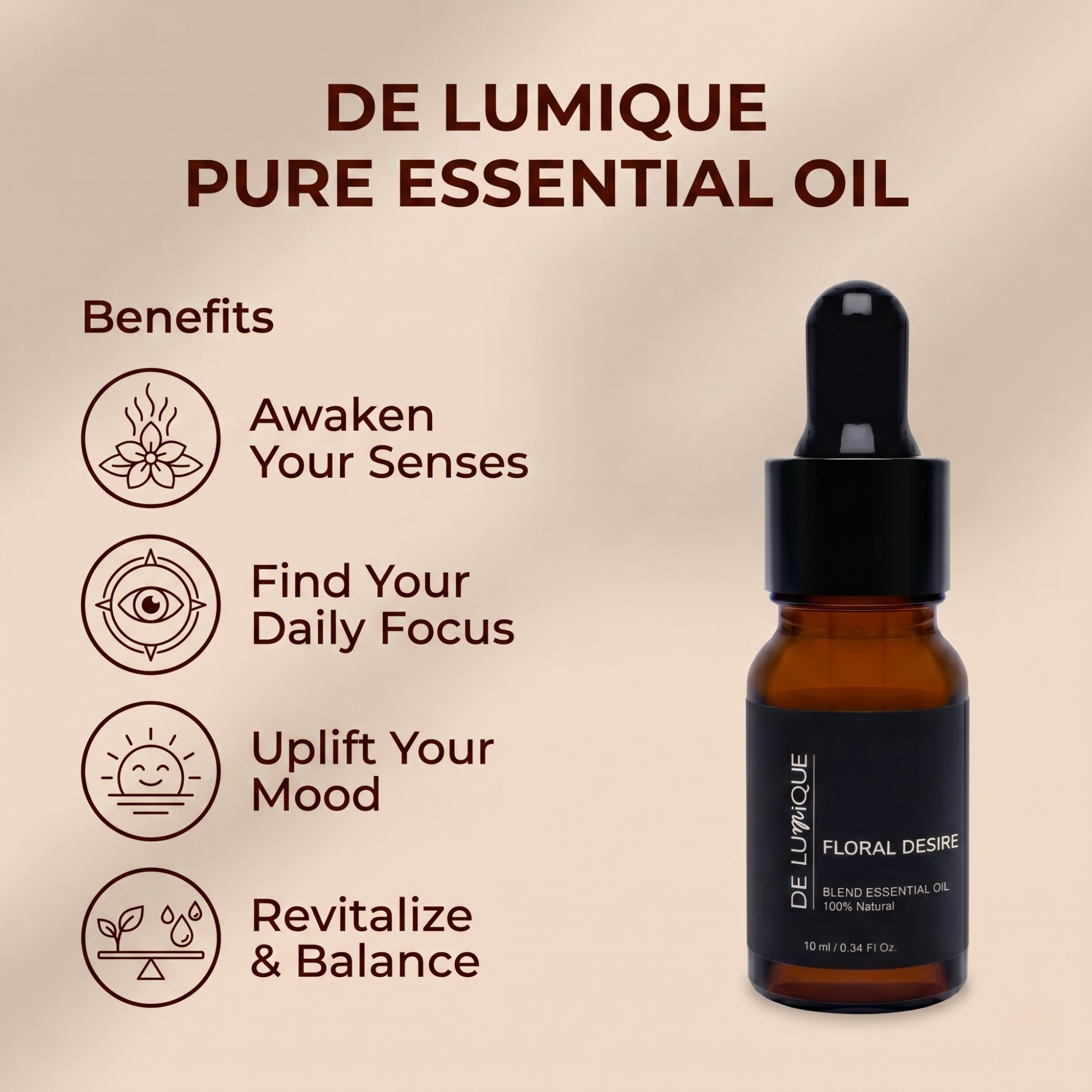 Blend Essential Oil 100% Natural Floral Desire-9