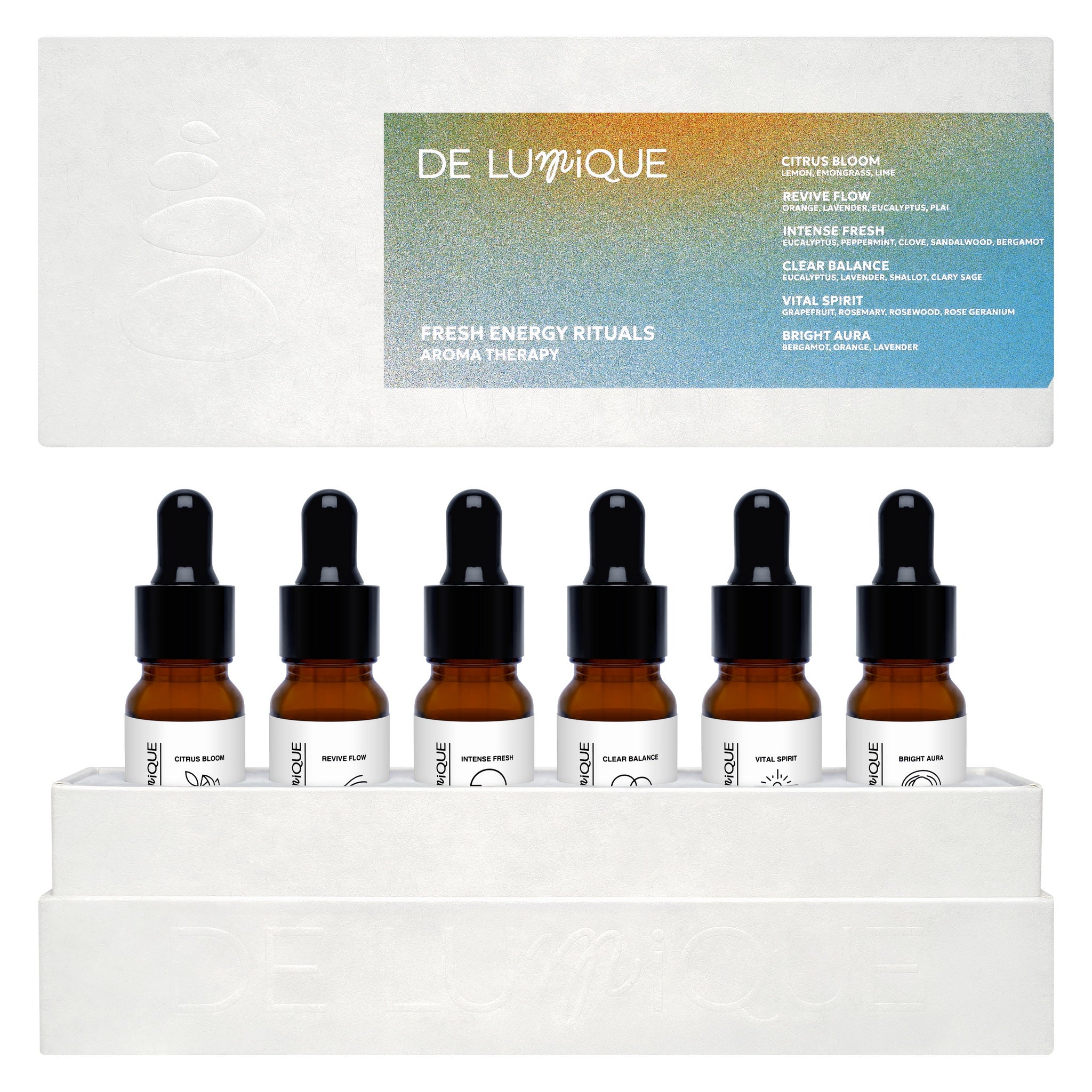 Aromatherapy Essential Oil Set - Fresh Energy Rituals