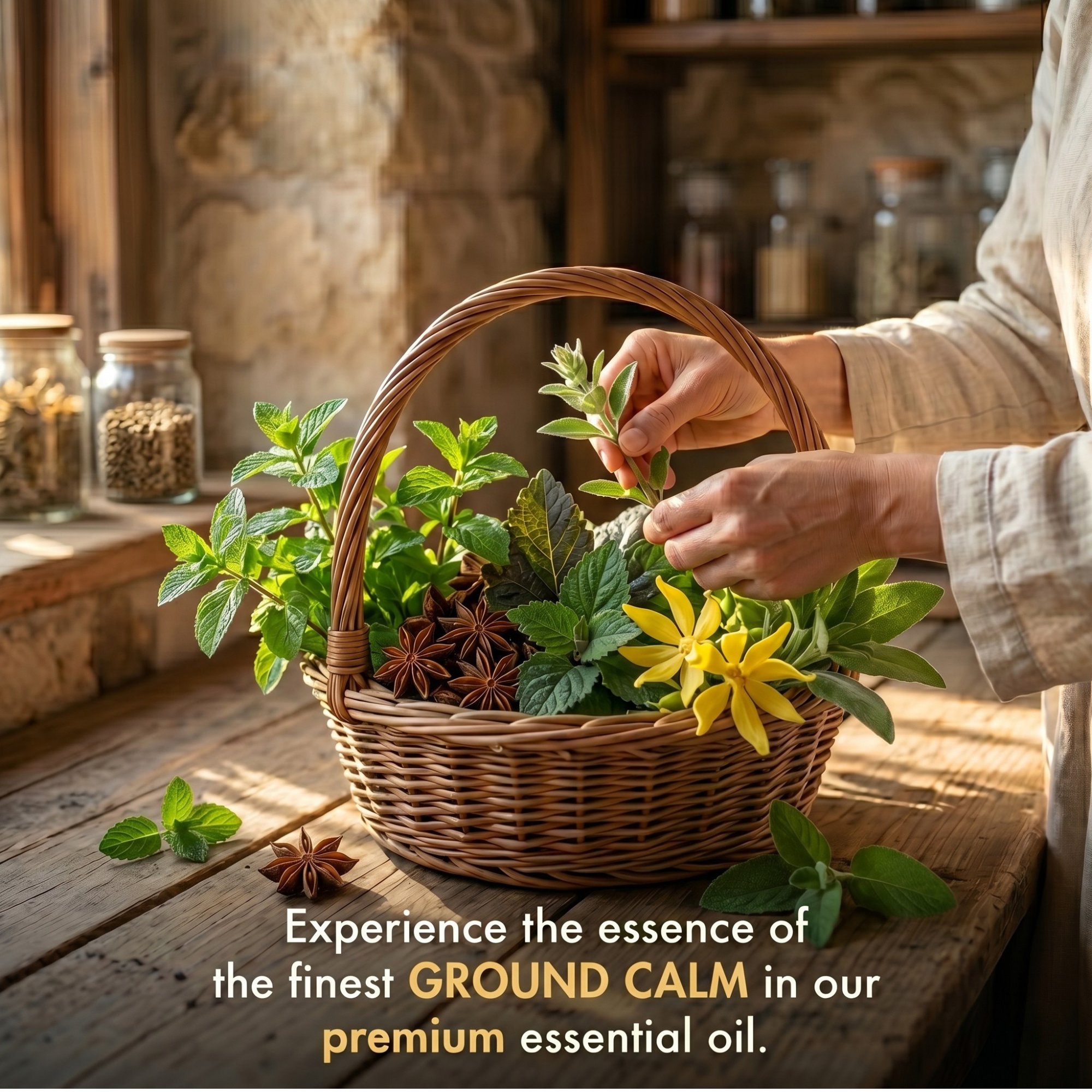 Blend Essential Oil 100% Natural Ground Calm-11
