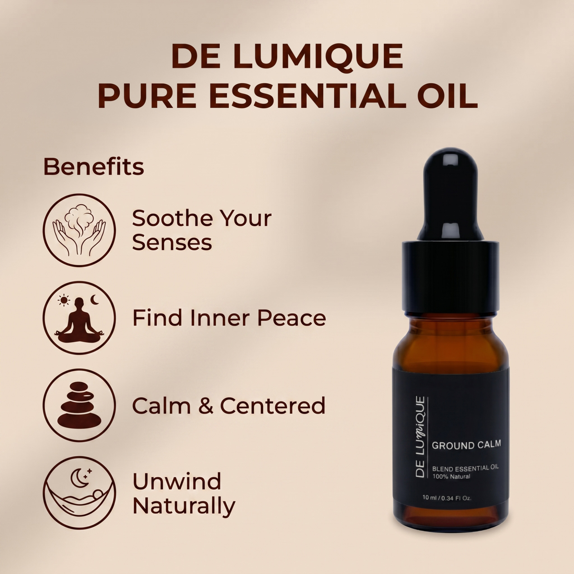 Blend Essential Oil 100% Natural Ground Calm-9