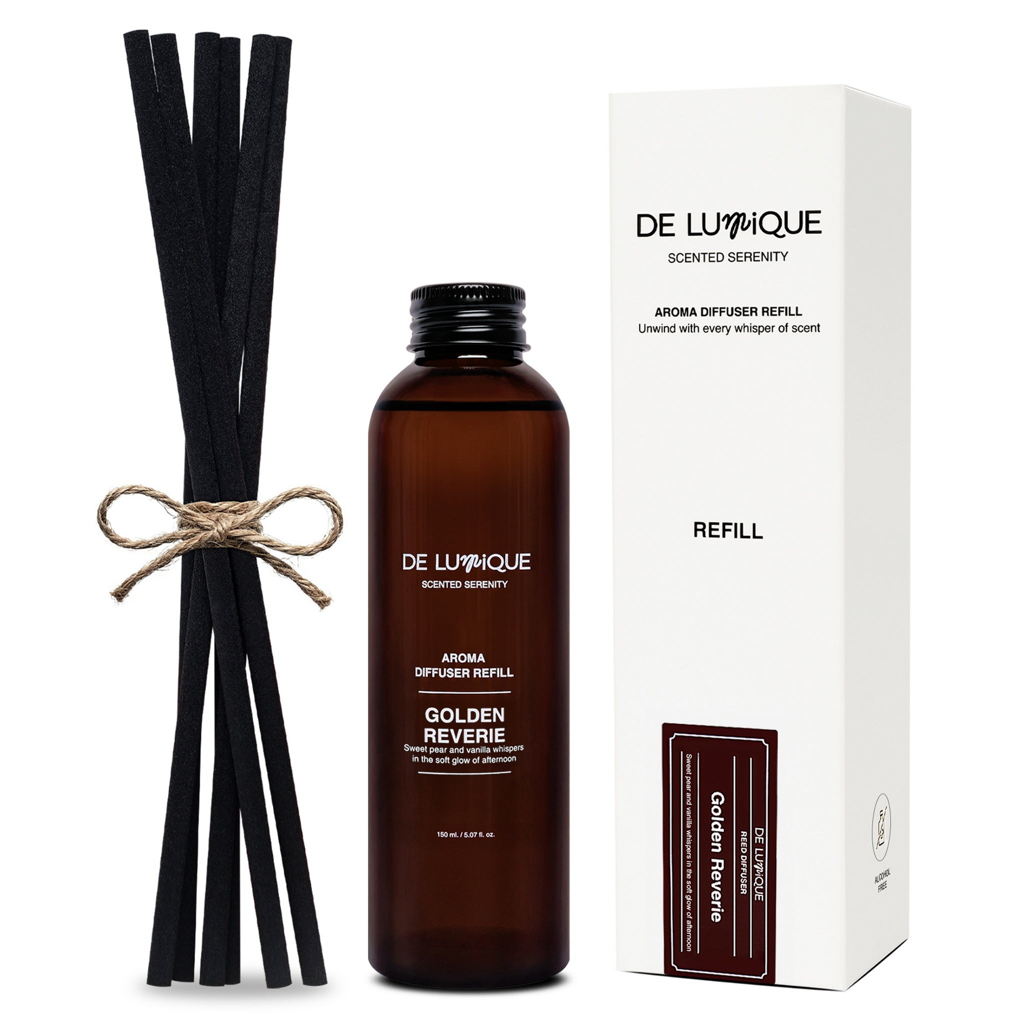 Aroma Reed Diffuser Refill Golden Reverie