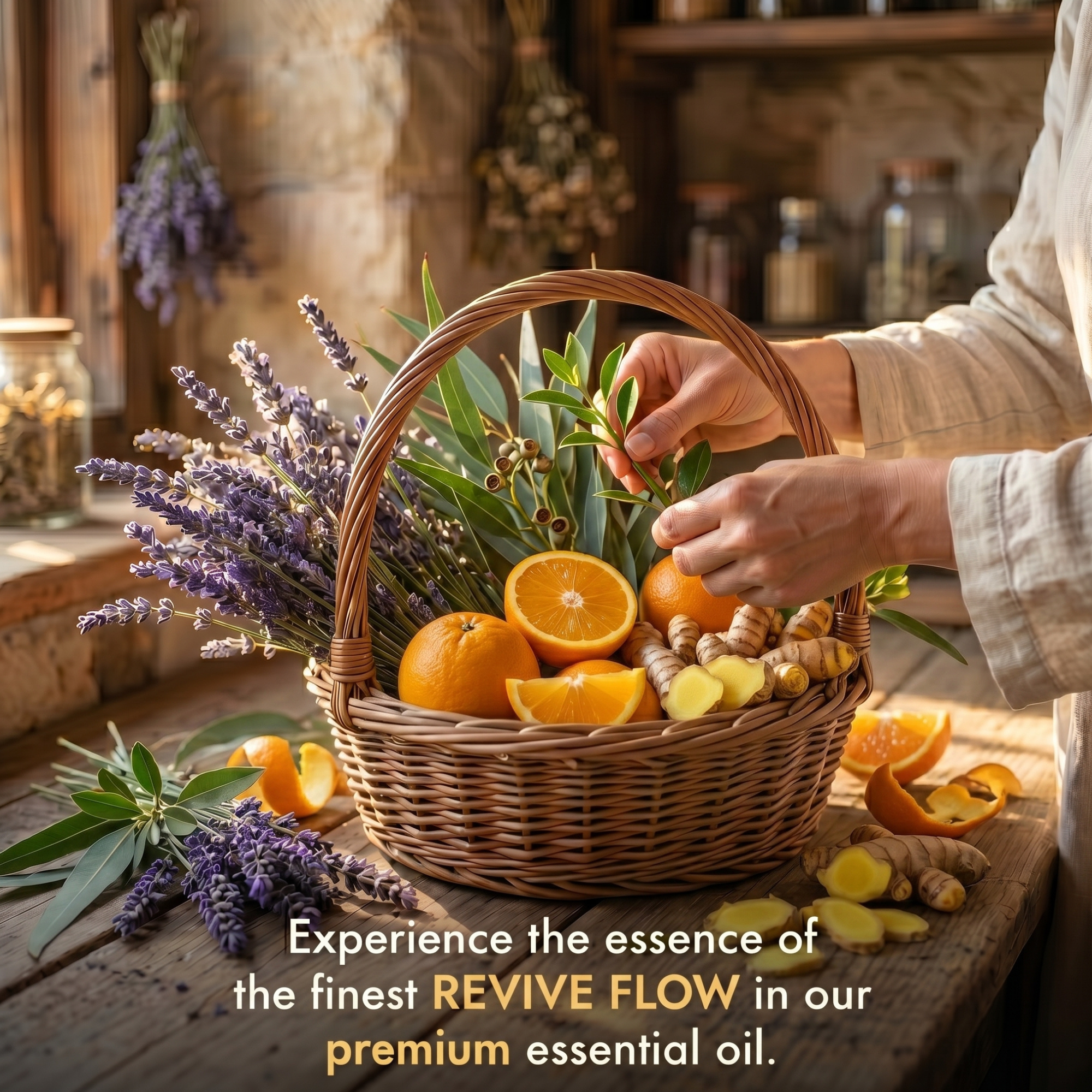 Blend Essential Oil 100% Natural Revive Flow-12