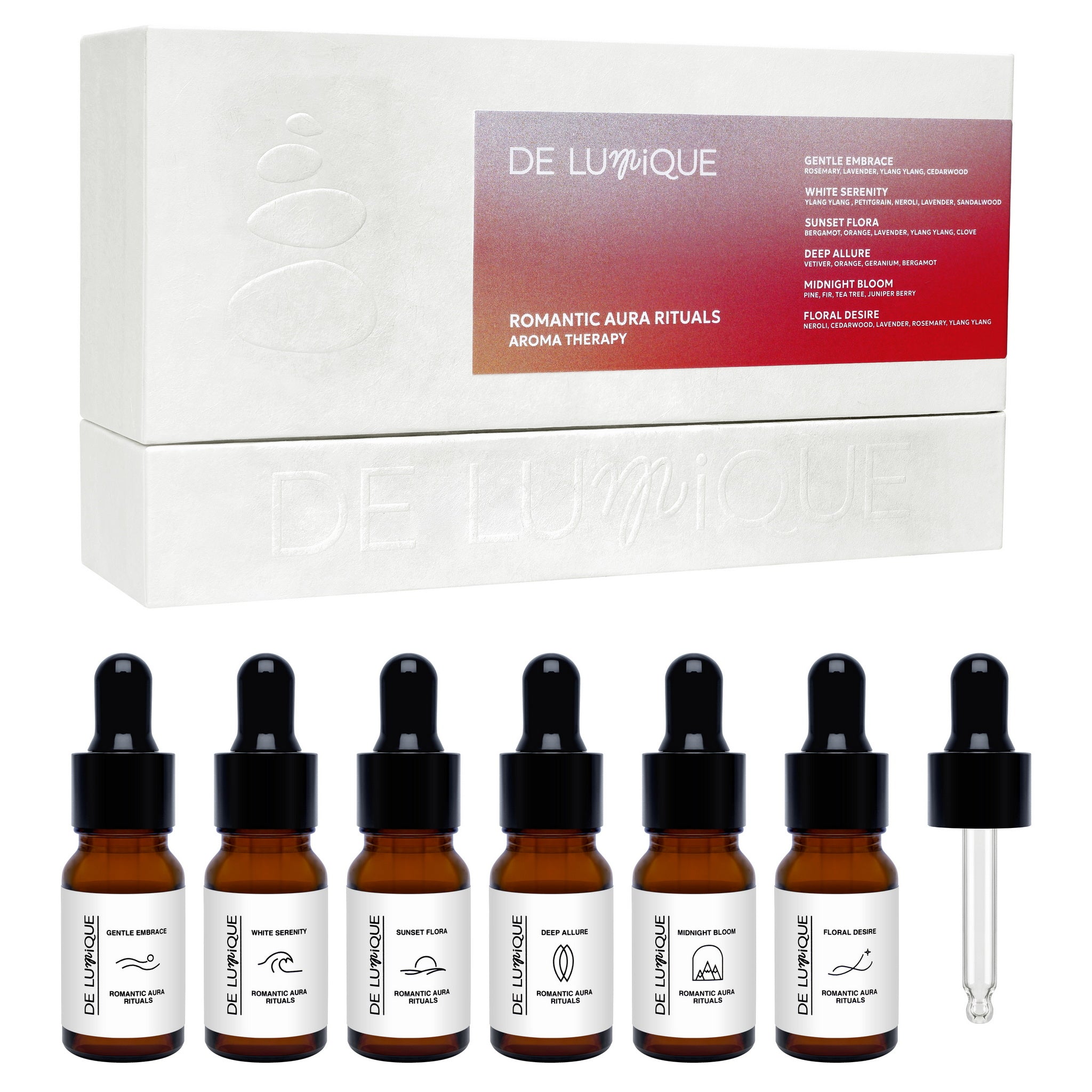 Aromatherapy Essential Oil Set - Romantic Aura Rituals-3