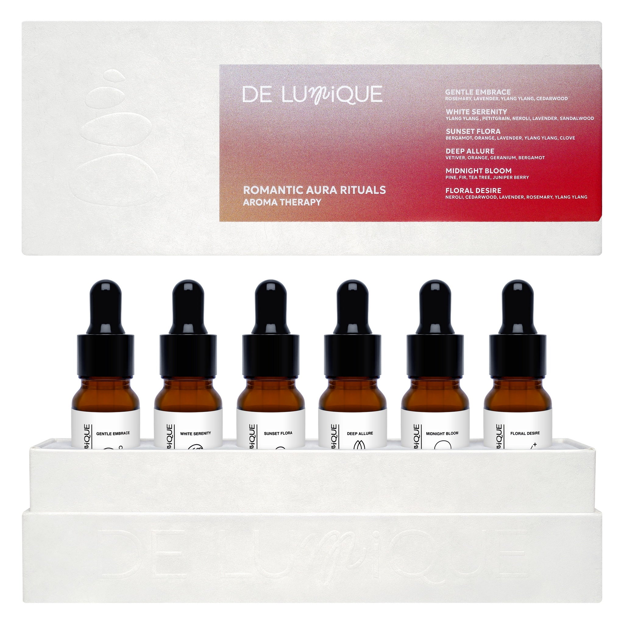 Aromatherapy Essential Oil Set - Romantic Aura Rituals